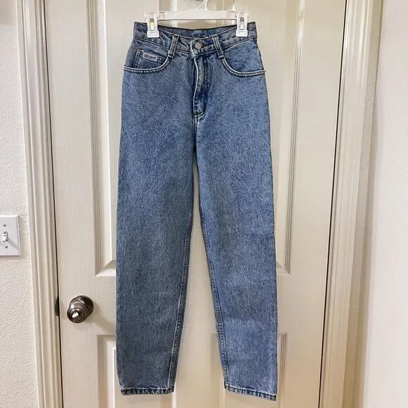 Vintage Guess Kids Jeans High-Rise Straight Leg Girls Size 12